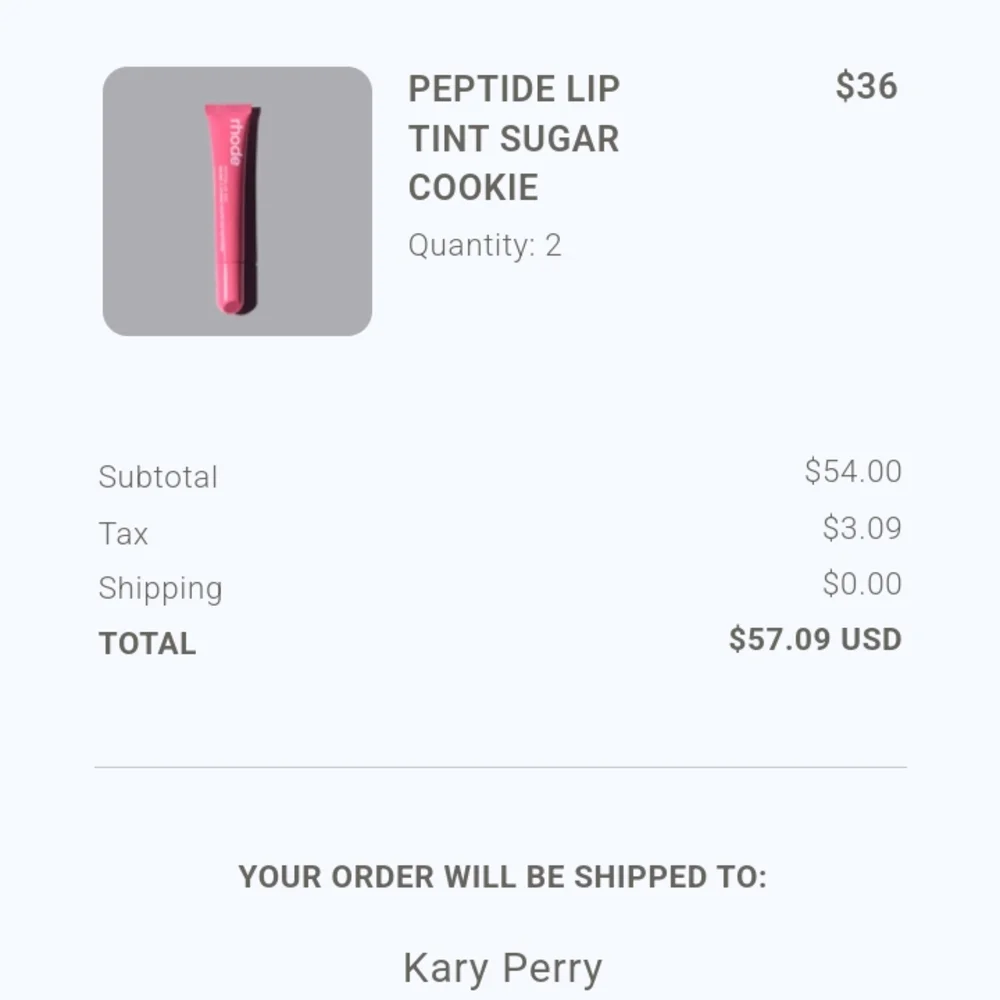 RHODE Peptide Lip Tint - Sugar Cookie